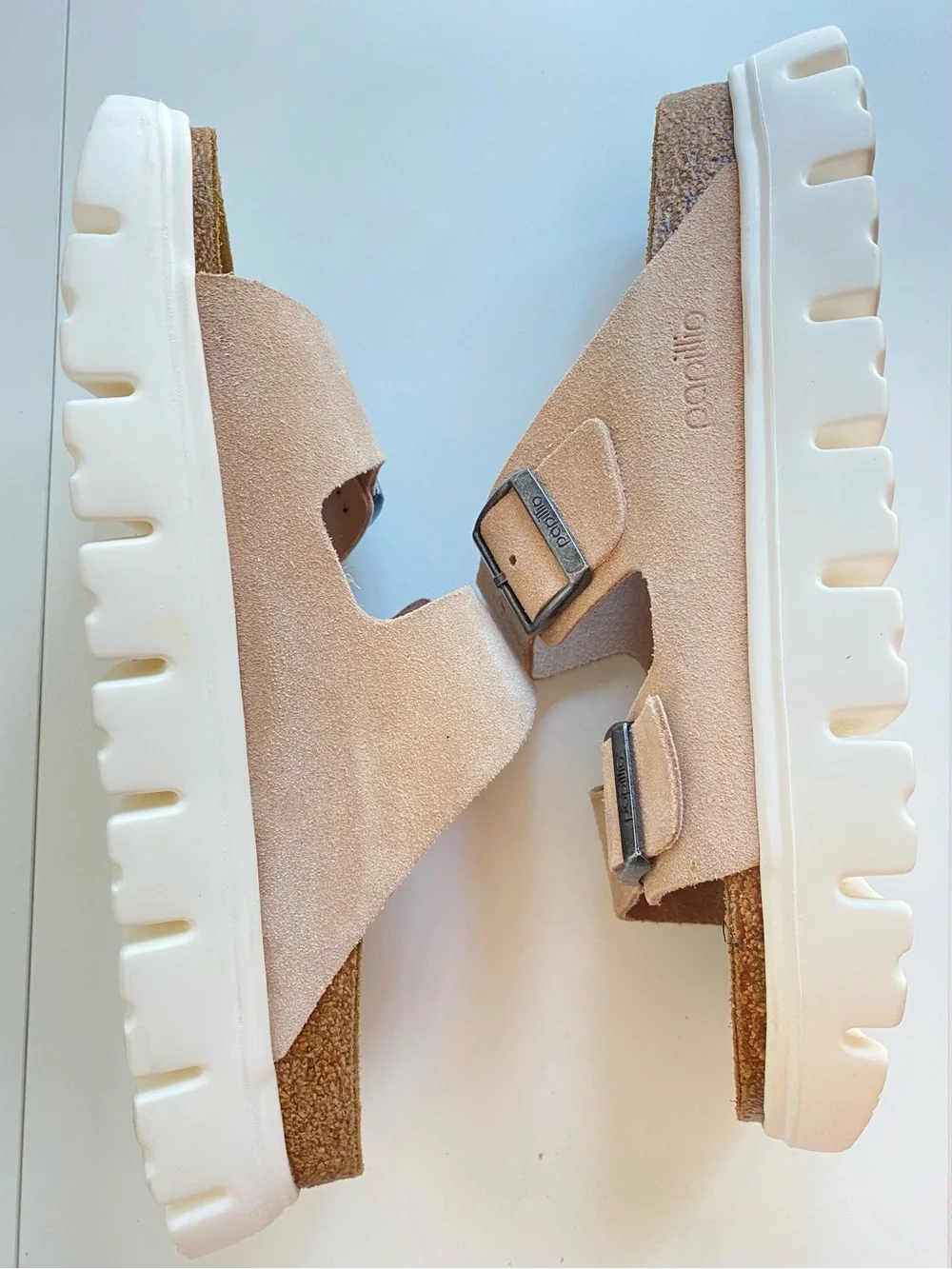 Birkenstock Papillio Arizona Chunky Sandals In Warm Sand
